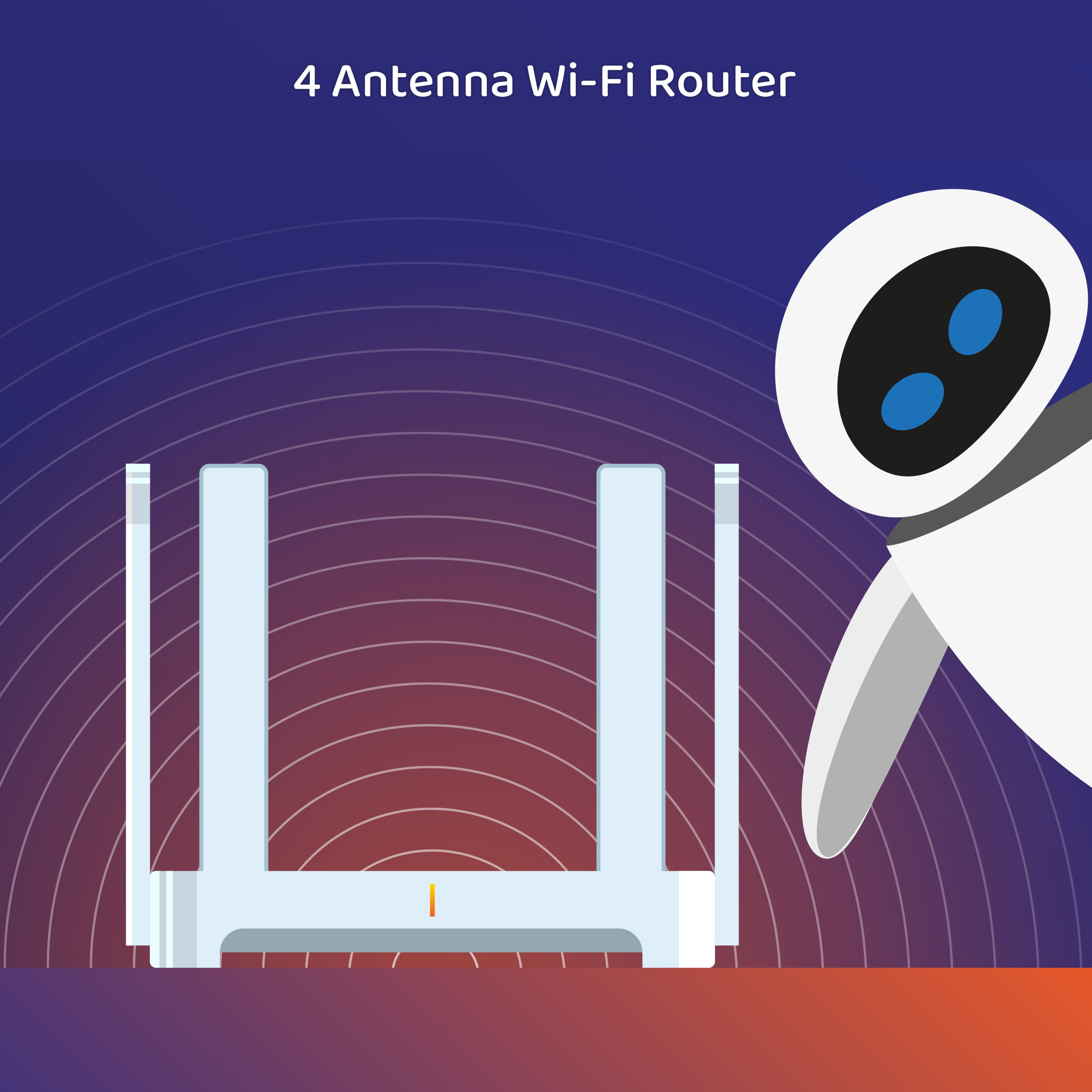 4 WiFi antennas